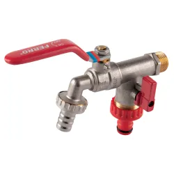 F-Comfort 3/4" and 1/2" ball valve faucet - durable valve