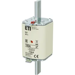 WT-1/GF 100A Wkładka topikowa szybka 500V - zabezpieczenie przemy