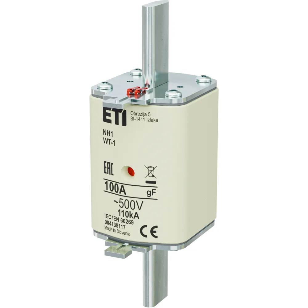 WT-1/GF 100A Fast-acting fuse link 500V - industrial protection