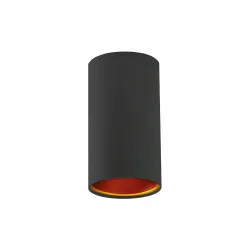 CHLOE black/gold adjustable ceiling fixture 1x GU10 aluminum