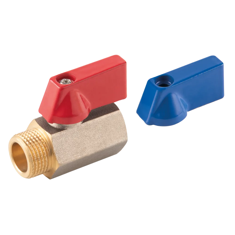 Kurki kulowe mini nakrętno-wkrętne 1/2" F-Comfort – trwałe zawory