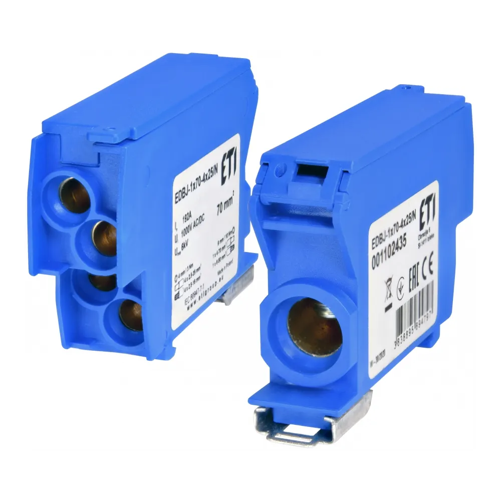 EDBJ-1X70-4X25/N distribution block 192A blue