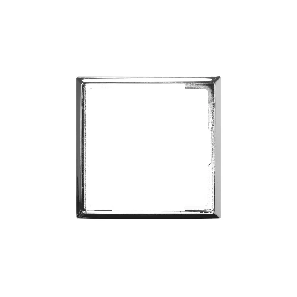 Aria silver sparkle decorative frame for 1x sockets - elegant accessory