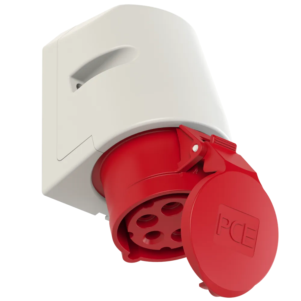 Fixed power socket 16/5 IP44 400V – reliable power socket