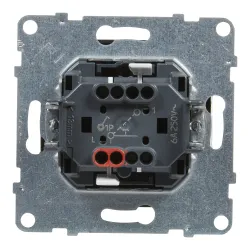 SunO 2 moduł czarny przycisk 6A 250V – niezawodny przycisk elektr