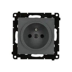 Simon 55 graphite matte module socket 1x USB - safe and durable