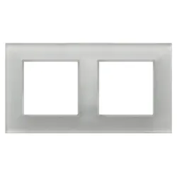 Aria white glass frame 2x 4mm - durable and stylish product