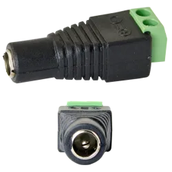 DC 5.5/2.1/N Cable-to-Socket Adapter – durable power connection