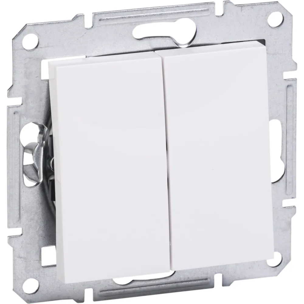 Schneider Electric Asfora white candle switch without frame
