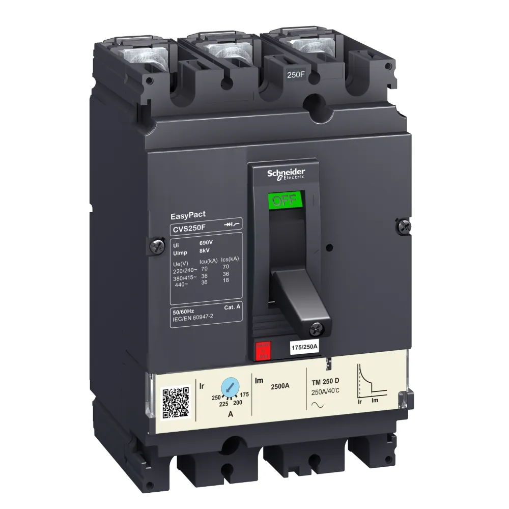 Schneider Electric EasyPact CVS250F TMD 250A 3P 3D - circuit breaker