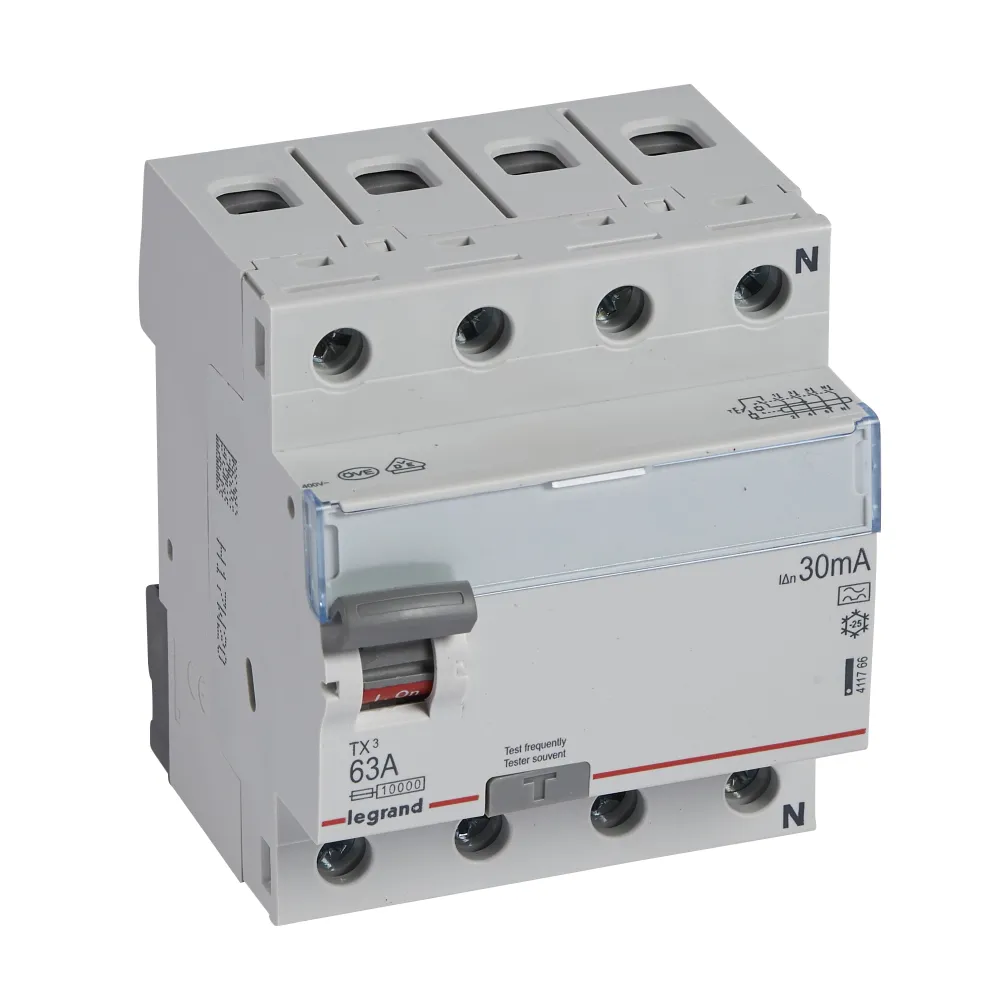 Residual current circuit breaker P304 TX3 63A/30mA/A – reliable protection