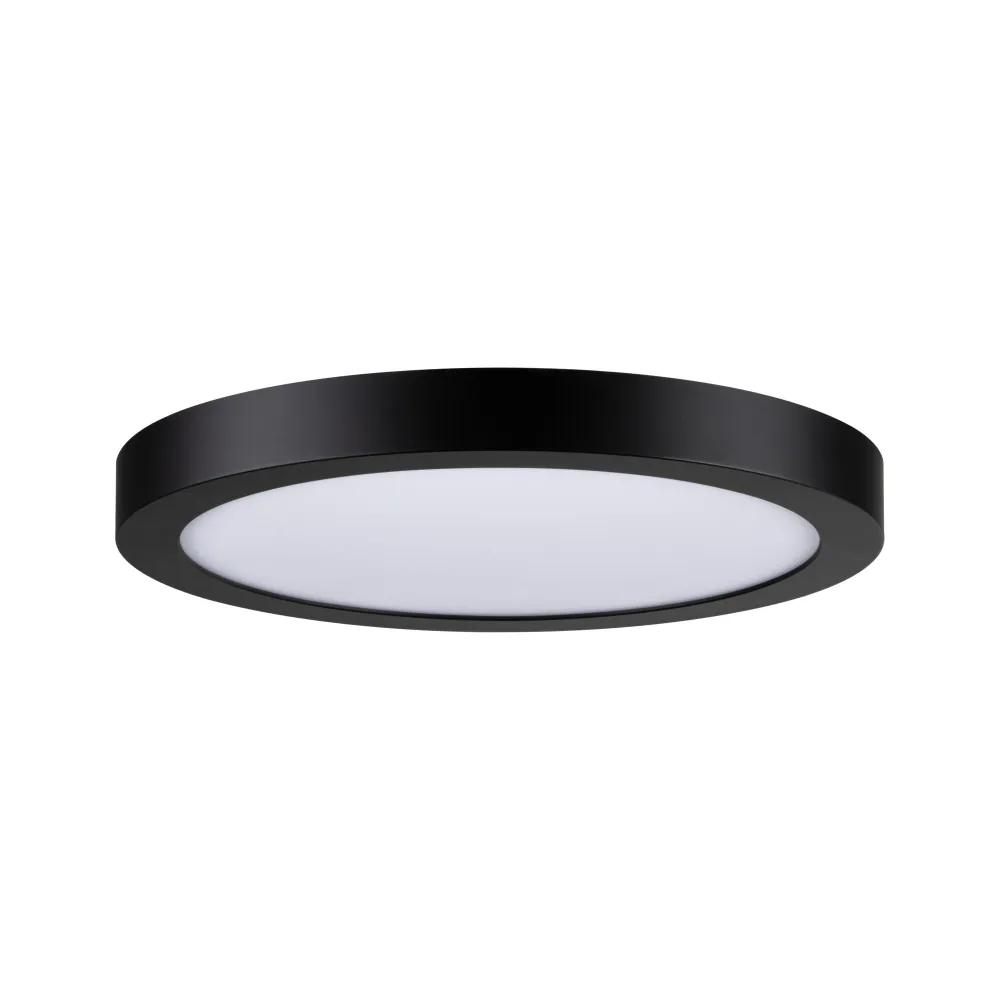 Plafon Abia LED 22W 300mm czarny mat – nowoczesne oświetlenie LED