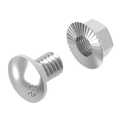 SGKM 8X14 Mushroom Head Screw + Serrated Nut 100 pcs.