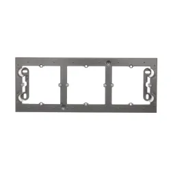 Simon 54 Premium Anthracite Box NT 3x Plate - modern fittings