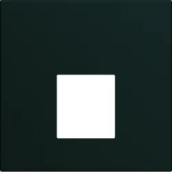 Lumina front plate for USB and HDMI socket black