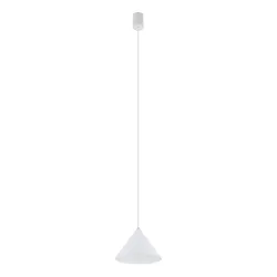 Zenith S biały/mosiądz – oprawa wisząca 1xGU10 20W