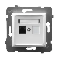 Aria white module computer socket 1x UAE 8 CAT.5E UTP Krone pr