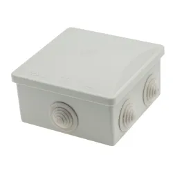 S-BOX 036 puszka instalacyjna NT 80x80x40 IP44 6 dławików szary