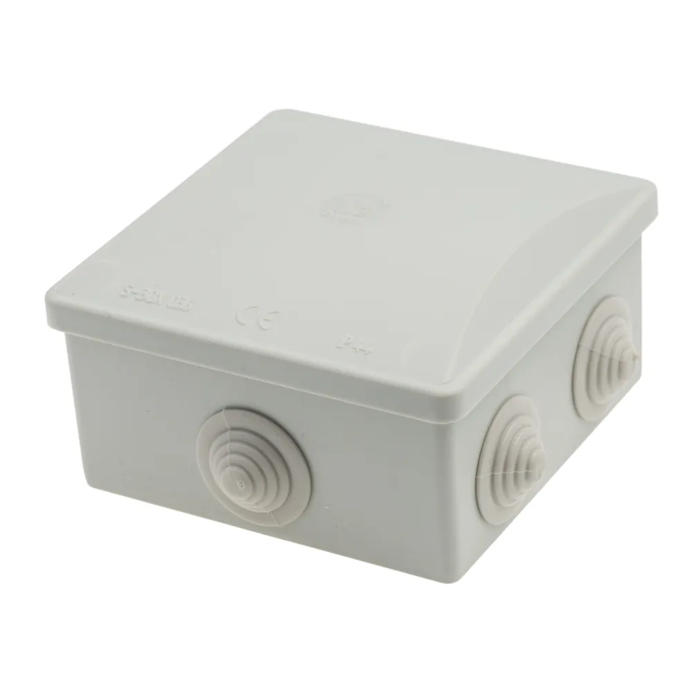 S-BOX 036 puszka instalacyjna NT 80x80x40 IP44 6 dławików szary