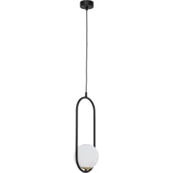 IGON black and white pendant light 1x E14 40W | Stylish lighting