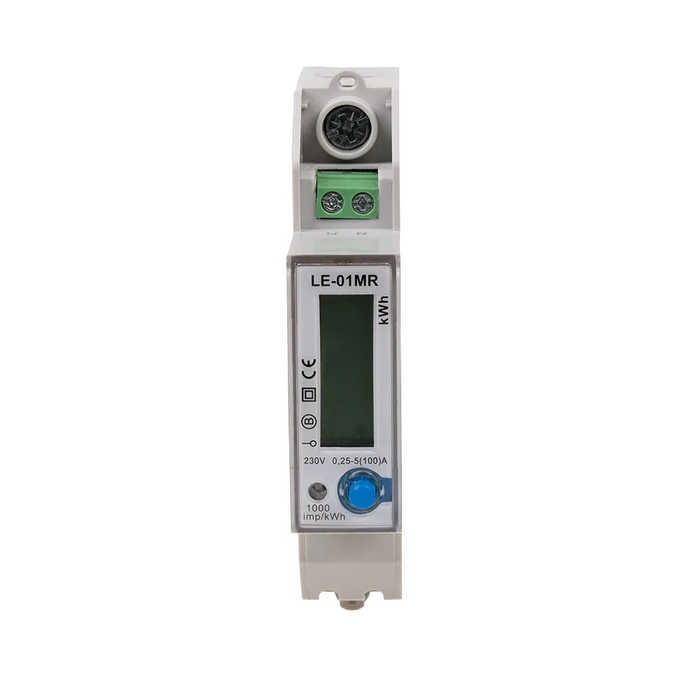 LE-01MR licznik energii elektrycznej jednofazowy LCD RS-485 100A