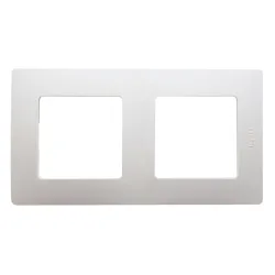 Niloe krem ramka 2x – podwójna ramka 86x156 mm