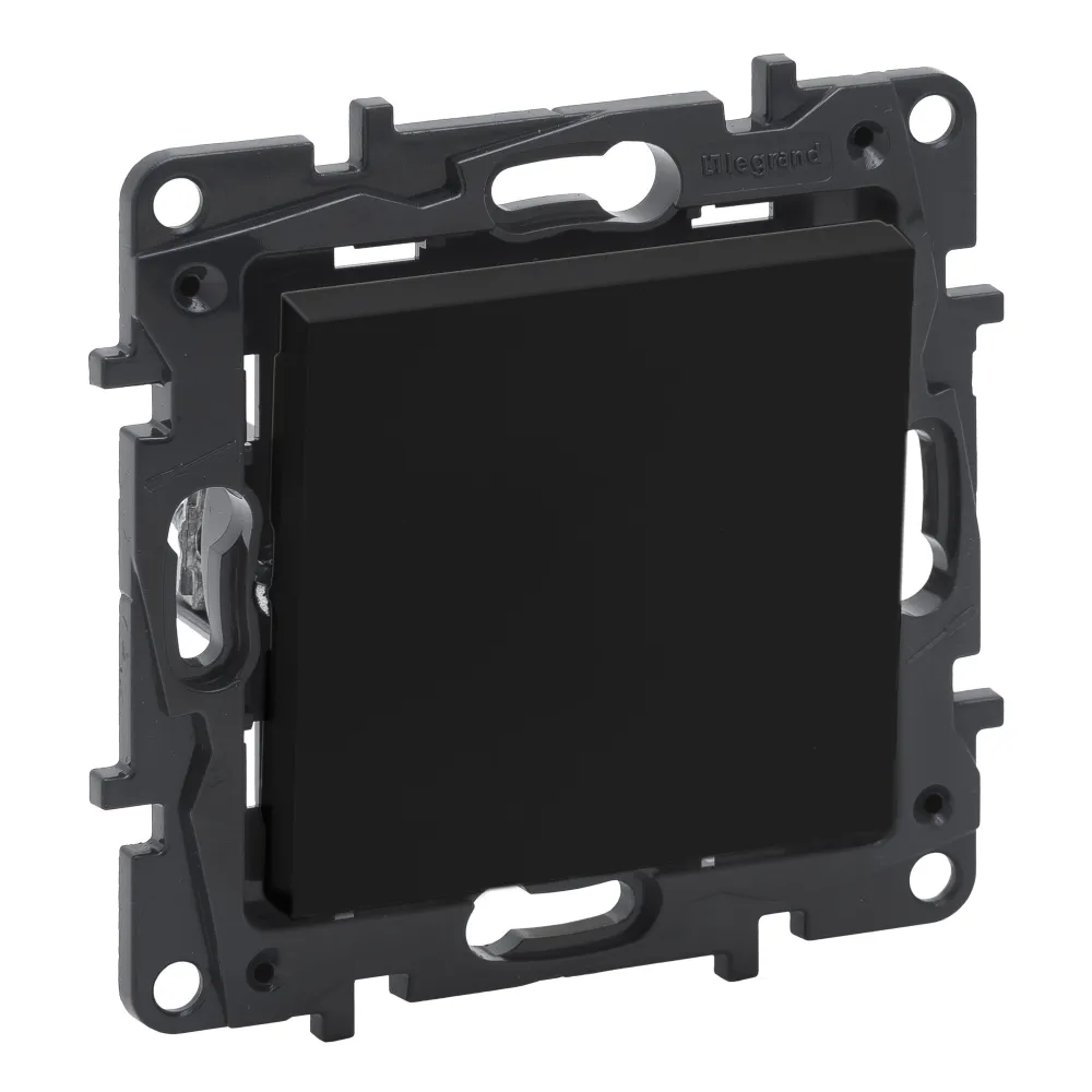 Niloe Step moduł czarny łącznik uniwersalny 10AX 250V