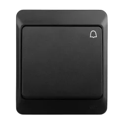 Hermes czarny przycisk NT "Dzwonek" IP44 10AX 250V