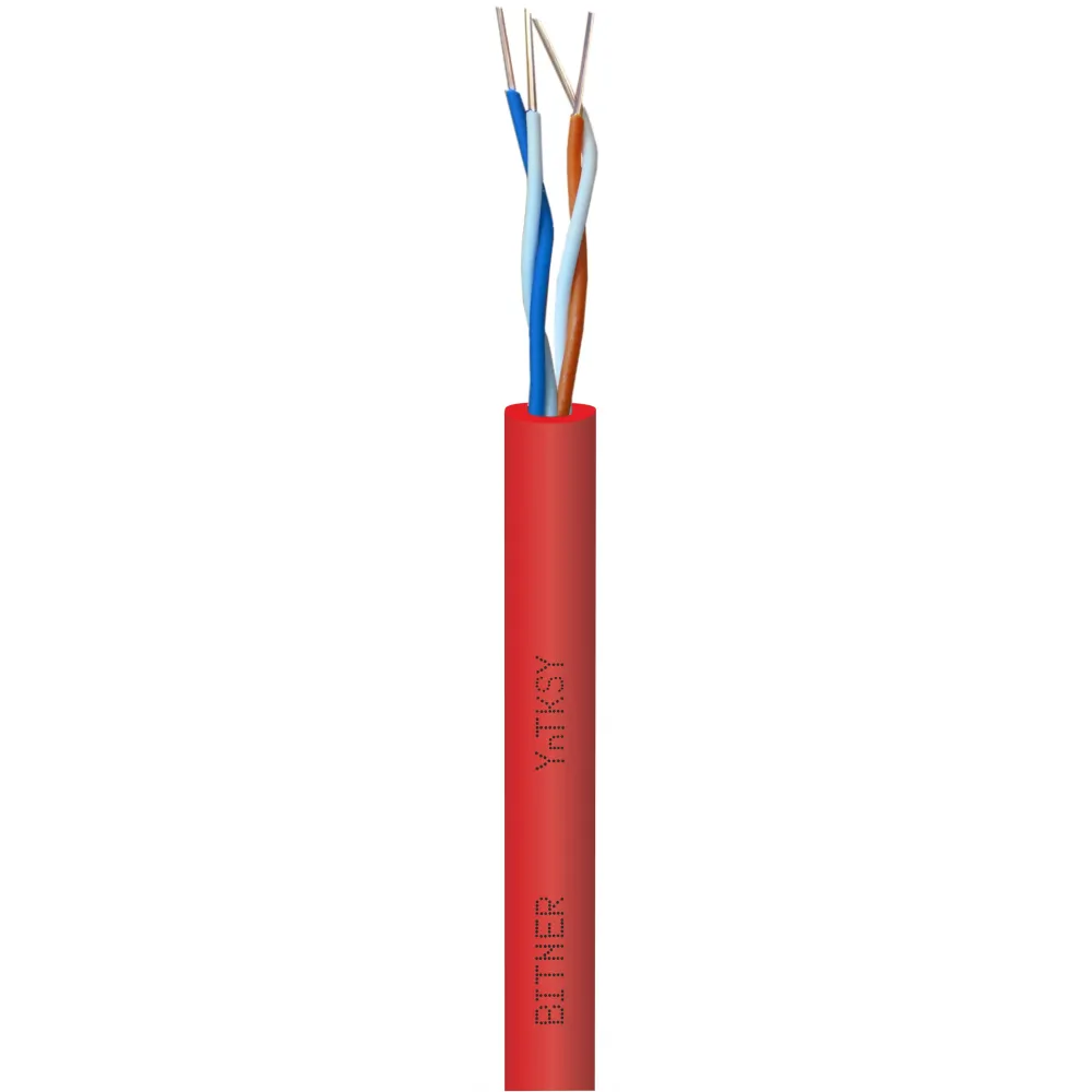 YNTKSY 1X2X0.8 czerwony kabel sygnalizacji pożaru - niezawodny pr