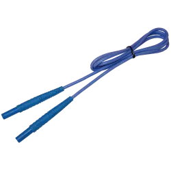 1.2m cable with blue banana plugs – durable test lead