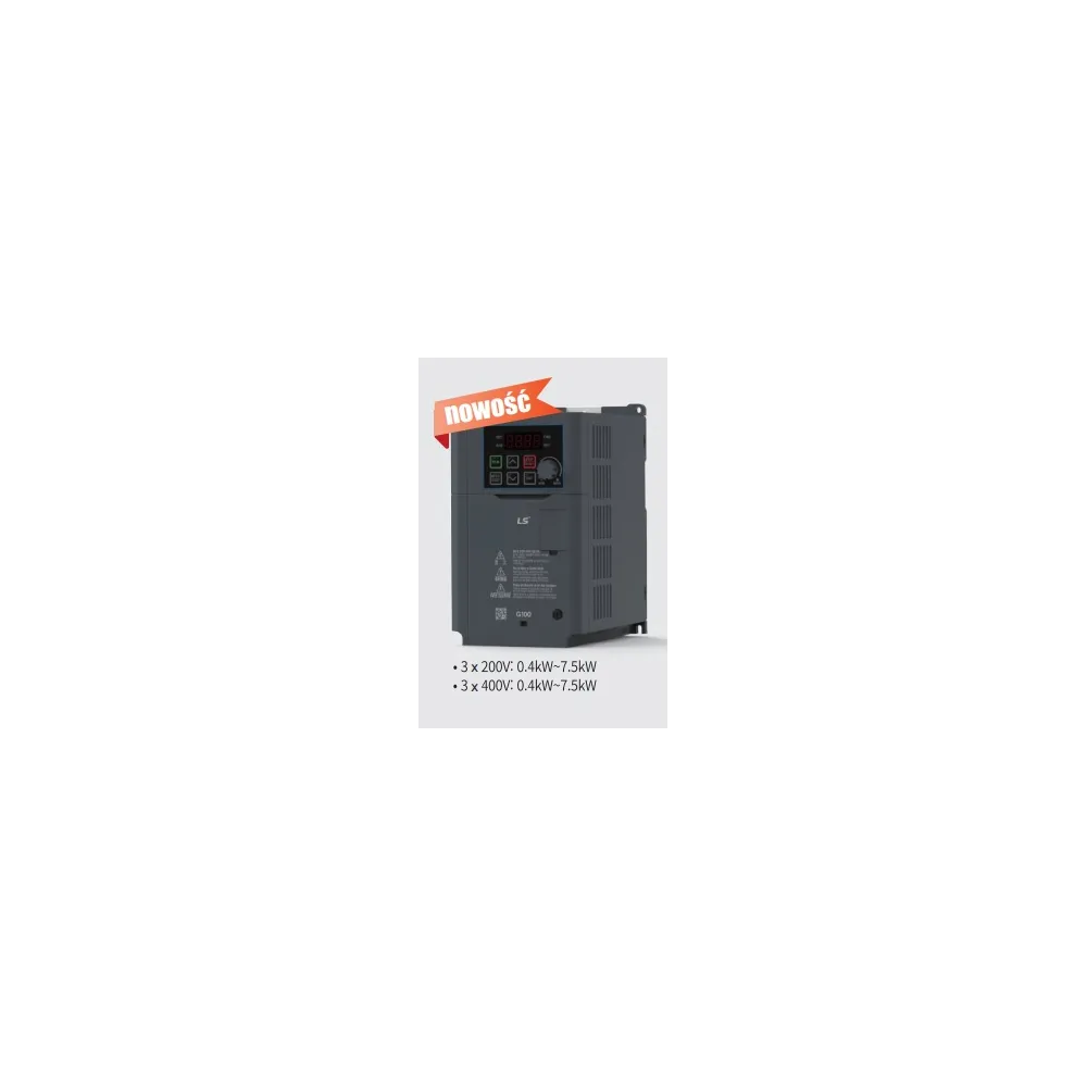 Falownik G100 2.2kW 3F 380-480V AC Modbus Filtr EMC LS