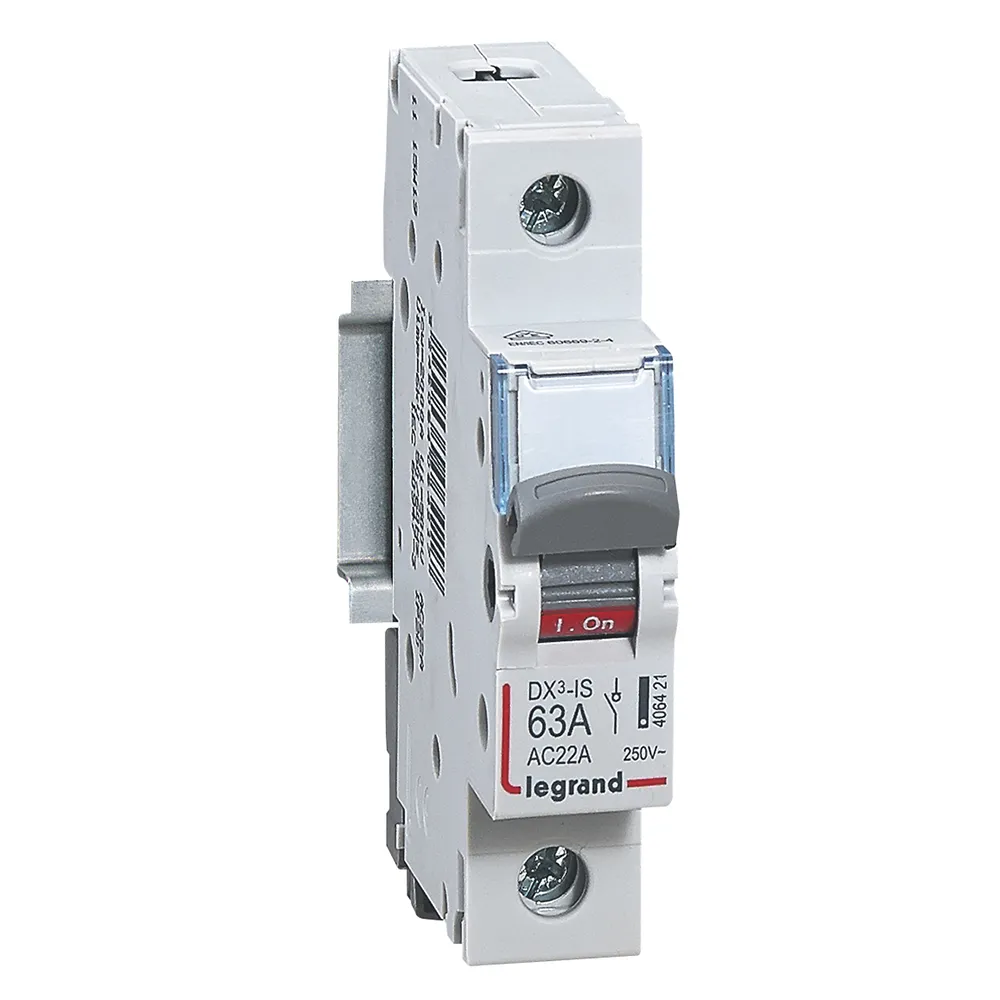 FR301 modular isolator switch 63A 1Z 1P 1M 250V AC