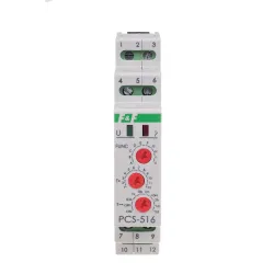 PCS-516 DUO przekaźnik czasowy 10A 1P 24V AC/DC / 230V AC