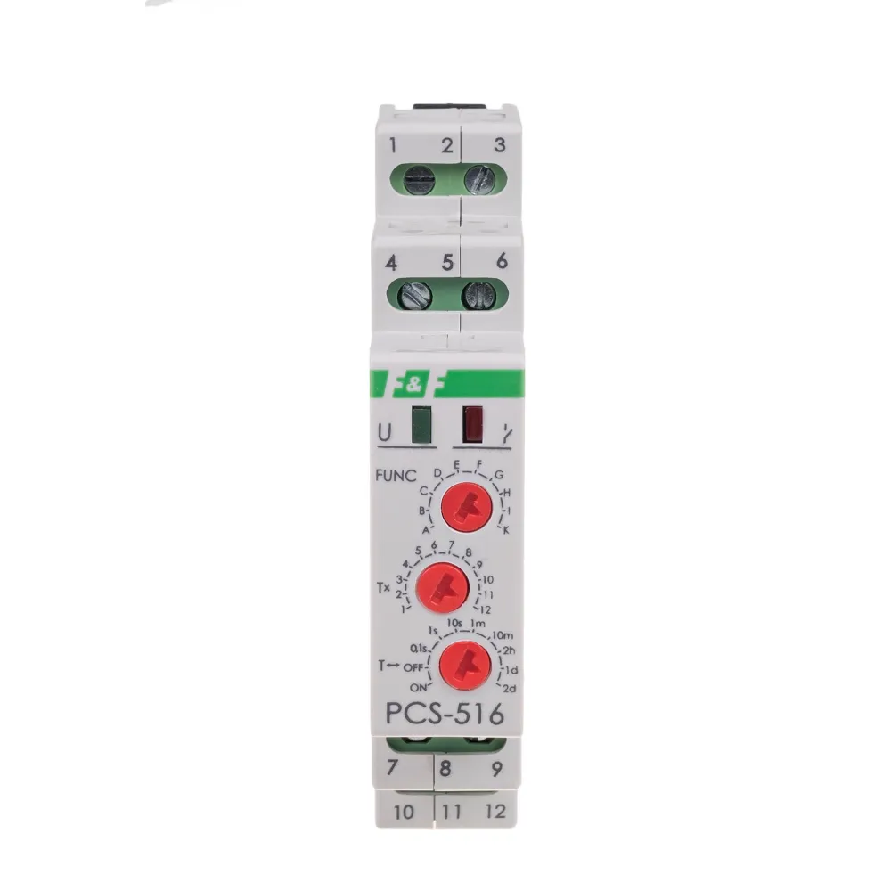 PCS-516 DUO przekaźnik czasowy 10A 1P 24V AC/DC / 230V AC