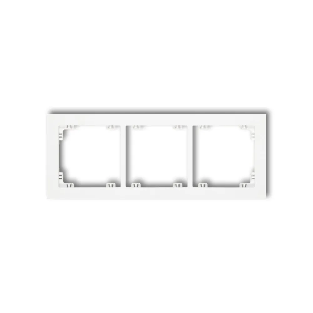DECO WHITE FRAME 3X - practical frame for 3 photos
