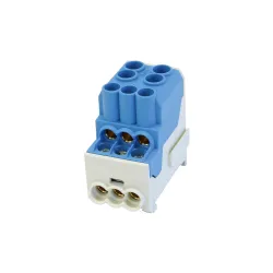 SDB 100 niebieski – blok rozdzielczy AL/CU 1000V