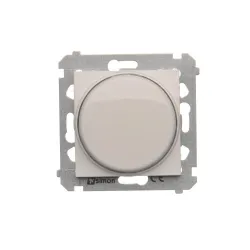 Simon 54 moduł biały ściemniacz przyciskowo-obrotowy 20-500W