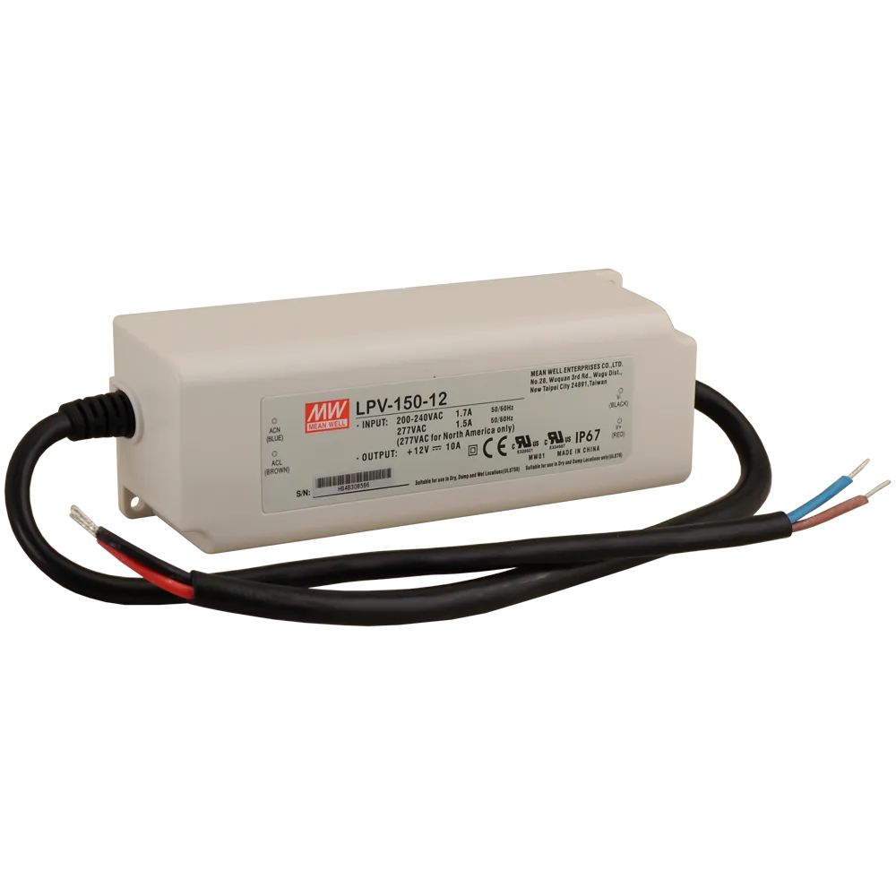 LPV Zasilacz LED 120W / 150VA 12V DC IP67 - niezawodne zasilanie