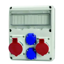 Enerbox rozdzielnia budowlana 2x 230V 2x 32A - niezawodne zasilan
