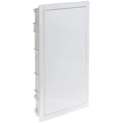 Plastic distribution box RWN PT 36M 3x12M N+PE IP40 IK07 metal door