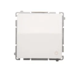 Simon Basic module white button "light" 10AX 250V