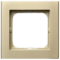 Sonata champagne gold frame 1x - elegant single frame