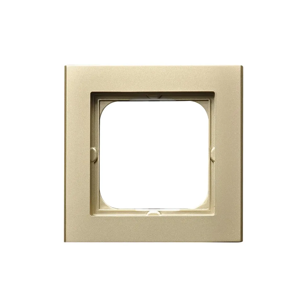 Sonata champagne gold frame 1x - elegant single frame