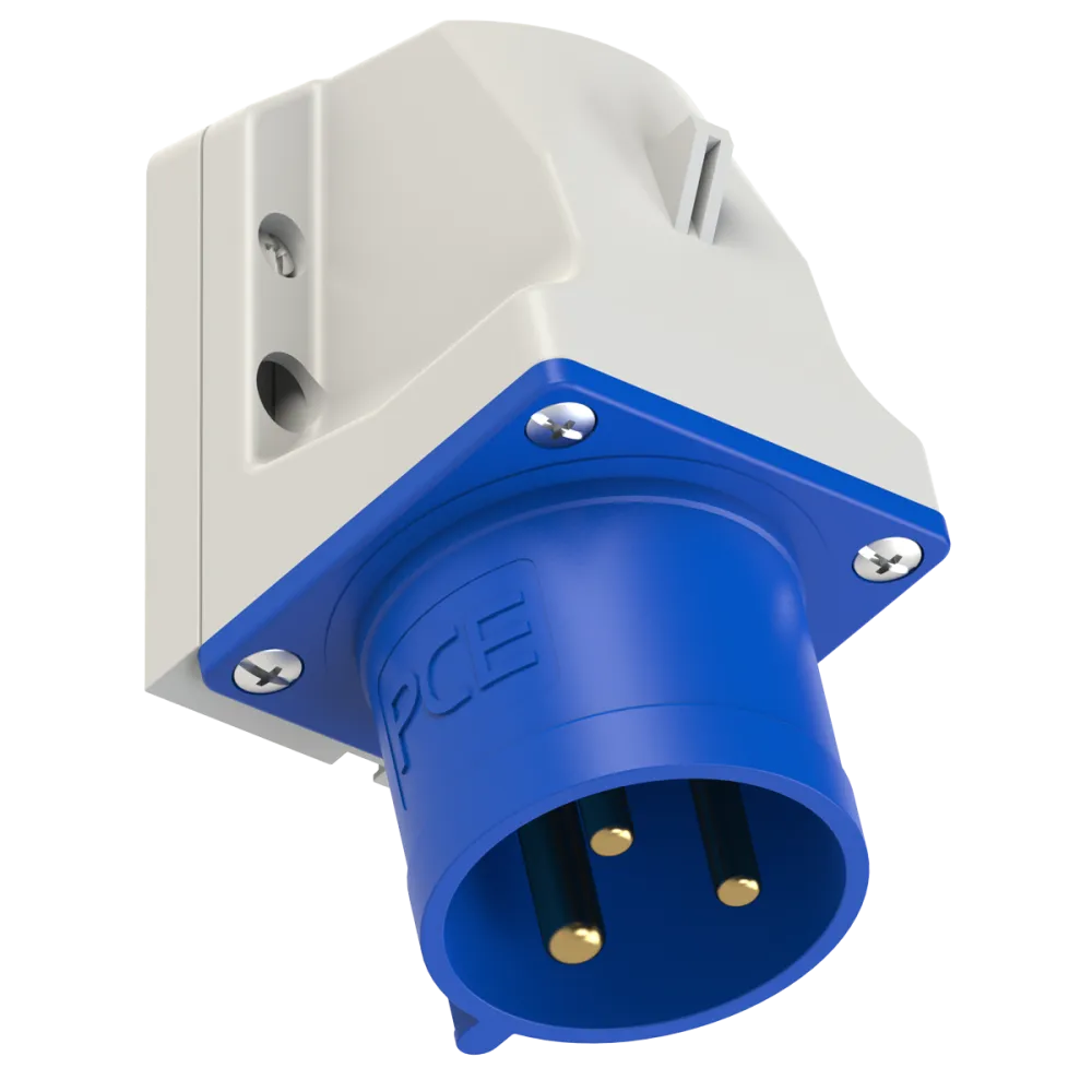 Fixed socket receiver 32/3 IP44 230V - durable connection