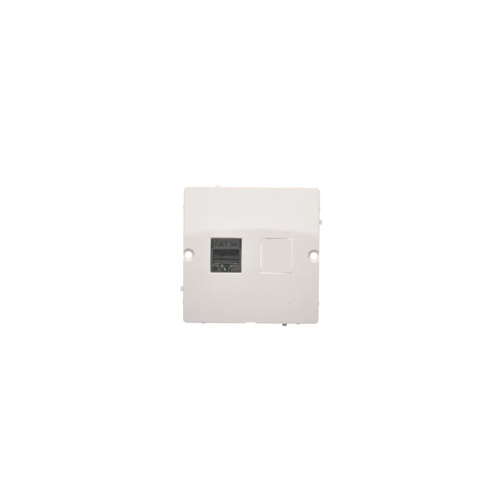 Simon Basic white module computer socket 1x UAE 8 Cat.5e UTP