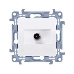 Simon 10 white module TV socket end – practical solution