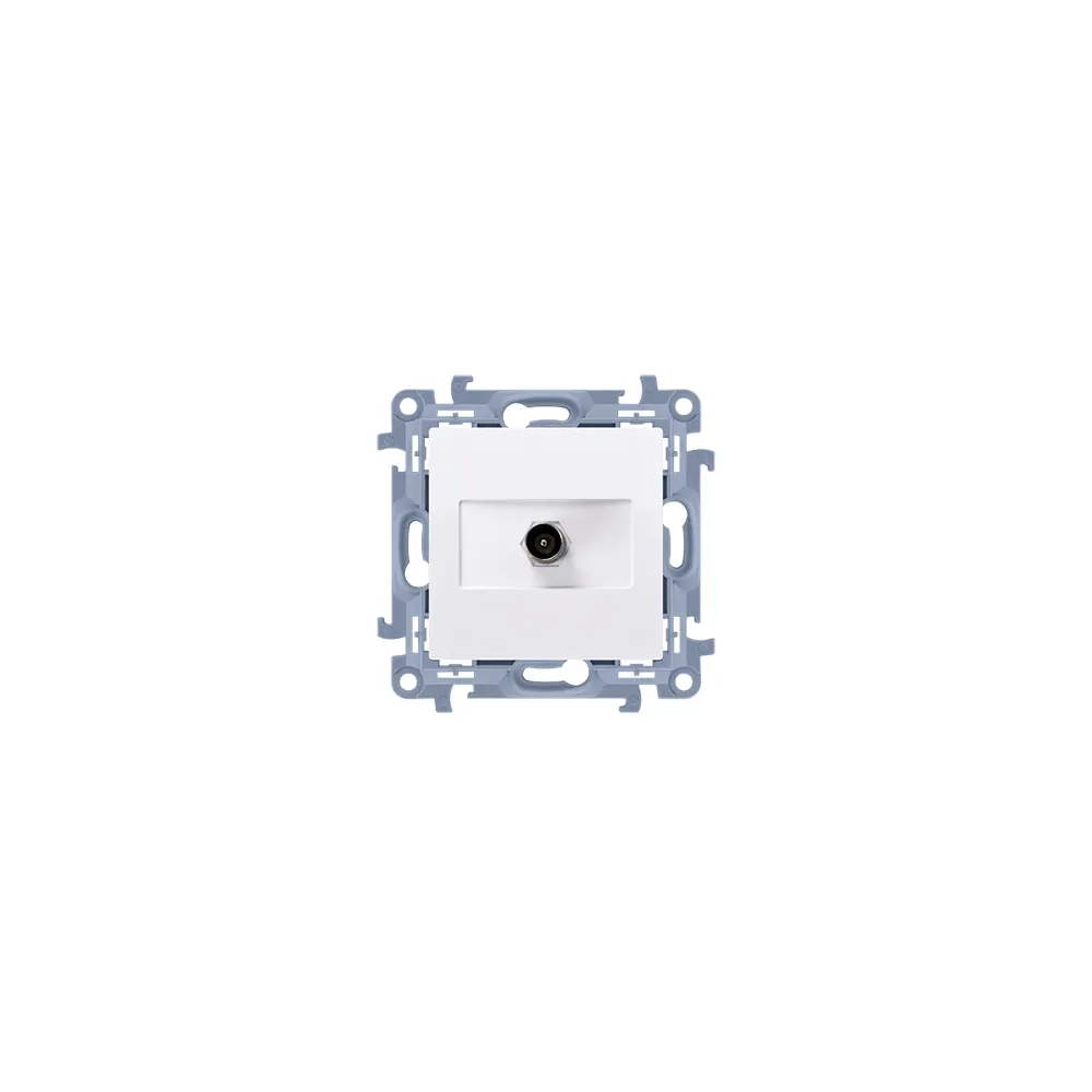 Simon 10 white module TV socket end – practical solution