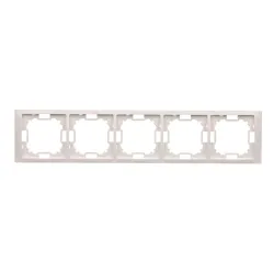 Simon Basic Neos white frame 5x - practical finish