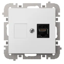 VESTRA moduł biały gniazdo komputerowe 1x RJ45 - trwałe połączeni