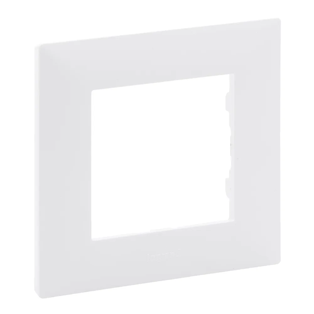 NILOE STEP BIAŁY RAMKA 1X - pojedyncza biała ramka 86x86 mm